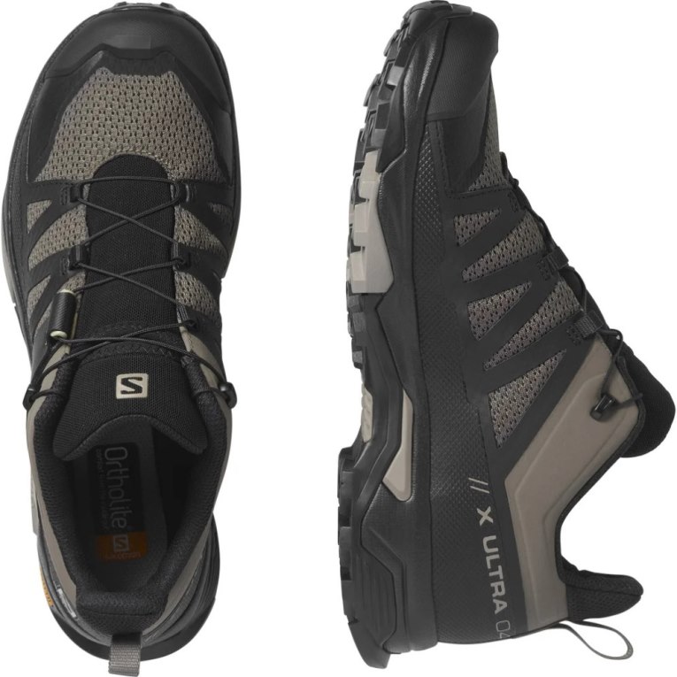 Tenis Senderismo Salomon X Ultra 4 Hombre Negros Kaki | MX COBA102